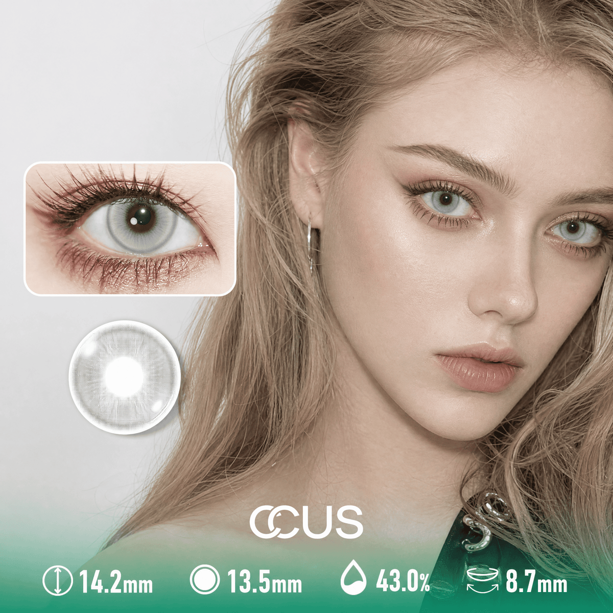 Twilight Satin Noir Black Contact Lenses