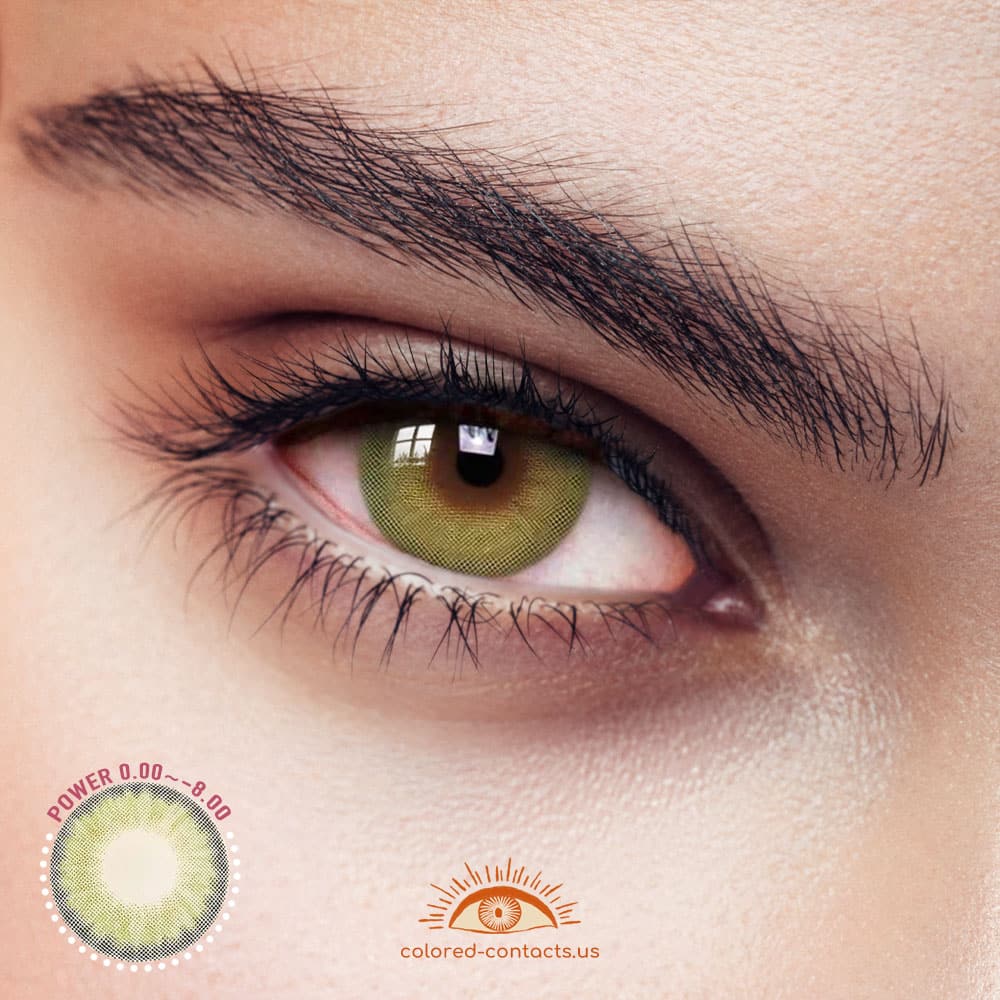 Aurora Green Colored Contacts