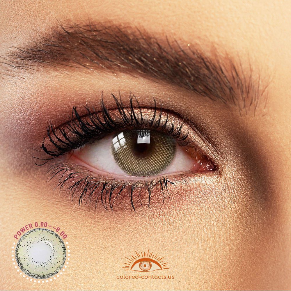 Barbie Doll Brown-Green Colored Contacts