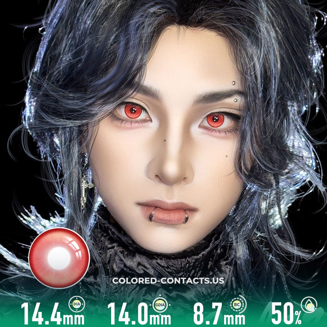 Blood Mist Crimson Colored Contacts
