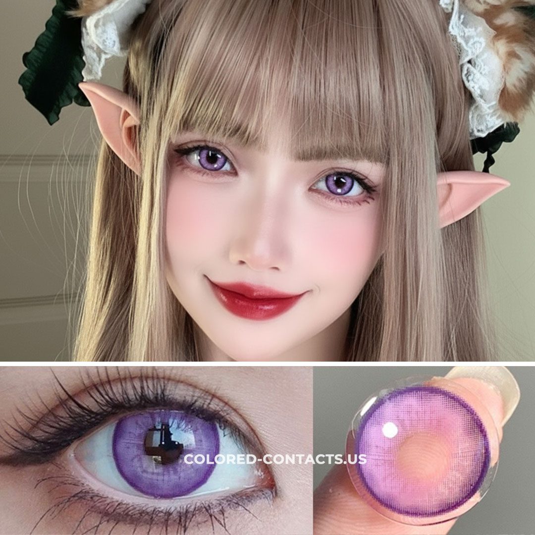 Bluebells Purple Colored Contacts