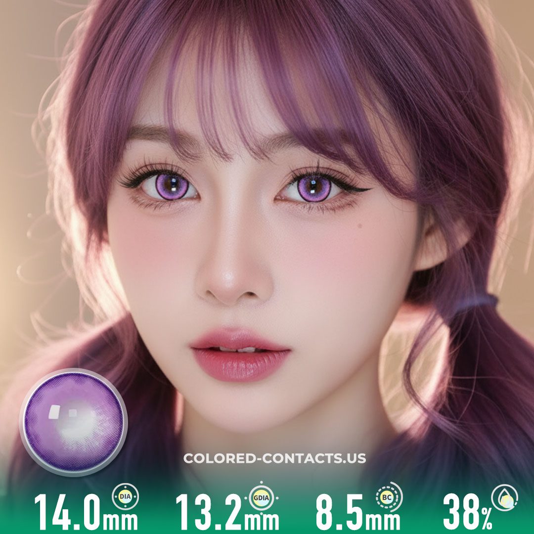 Bluebells Purple Colored Contacts