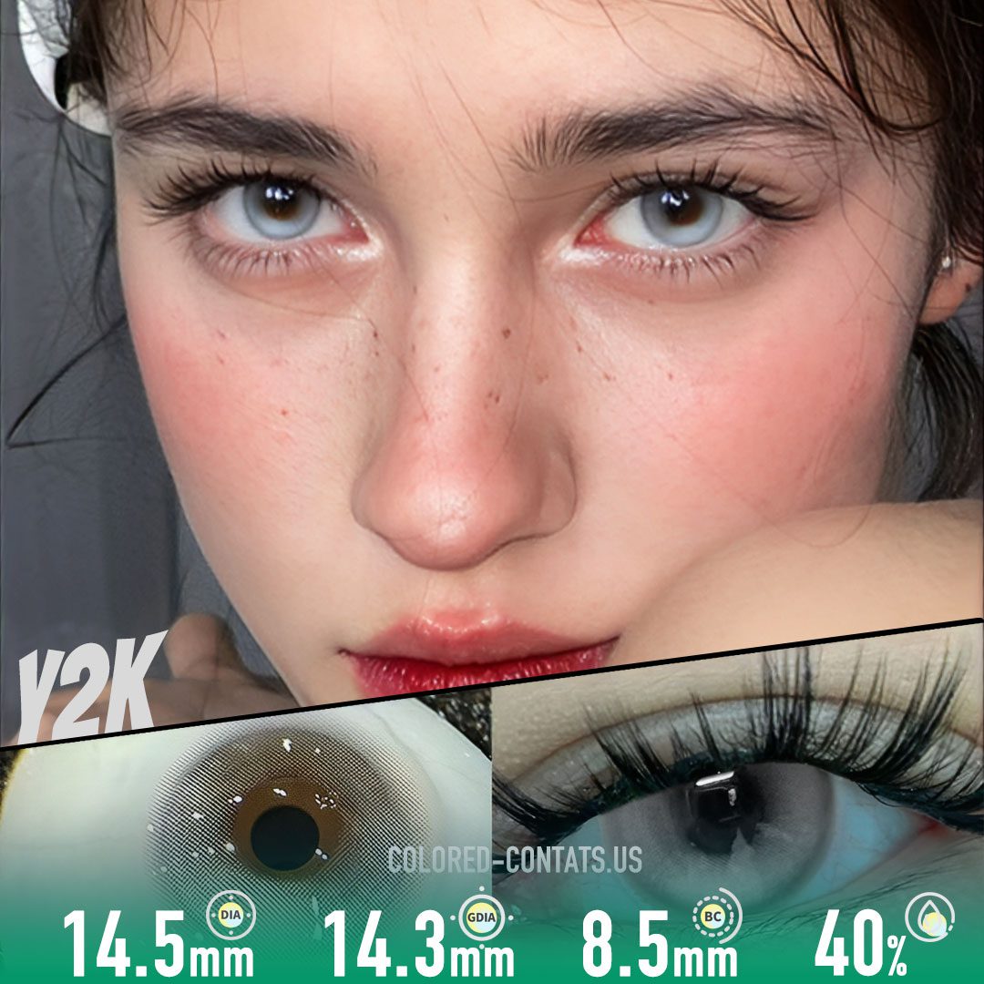 Elfin Girl Grey Contact Lenses
