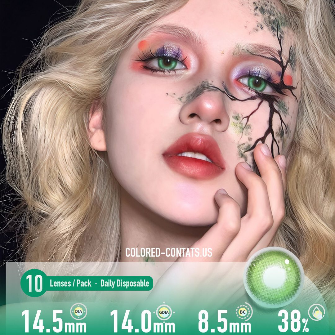 Infinite Forest Green Contact Lenses – 10PCs