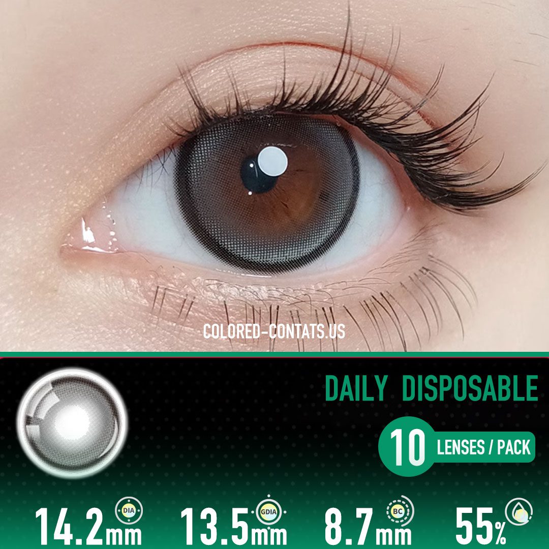 Starry Whisper Grey Contact Lenses