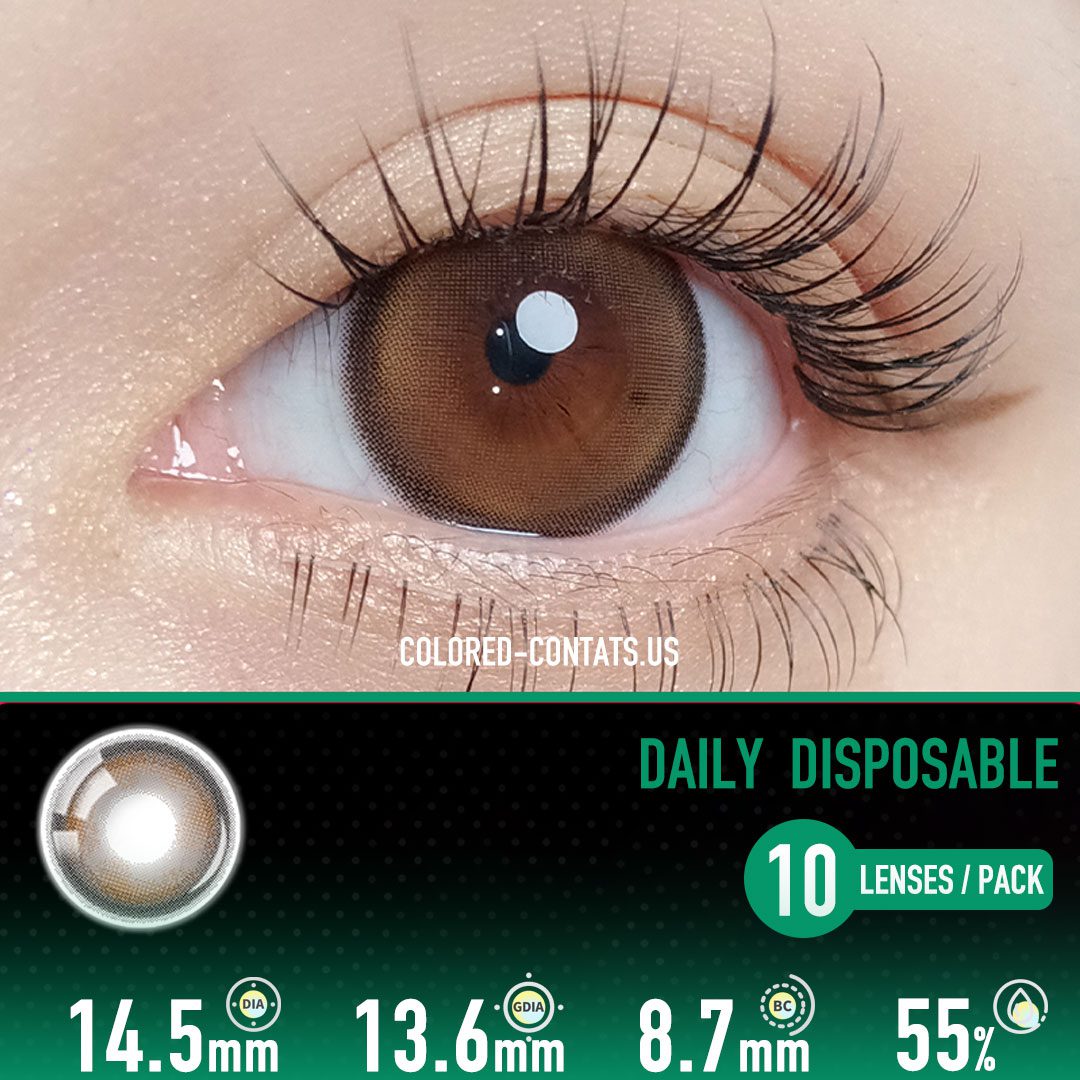 Toasted Hazel Chocolate Contact Lenses