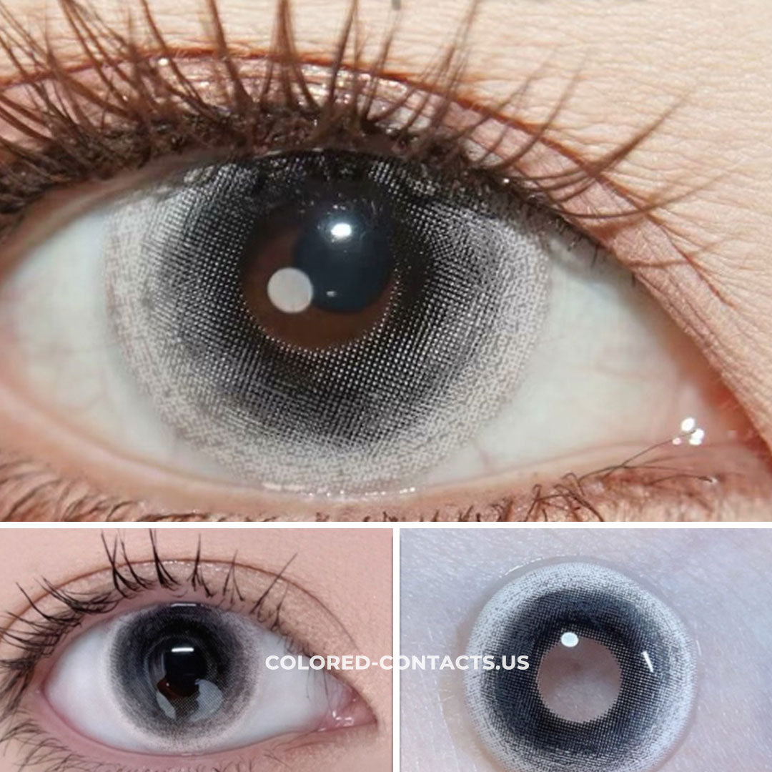 LUMEYE X CCU - Celestial Storm Gray Colored Contacts | 4-Lens Pack