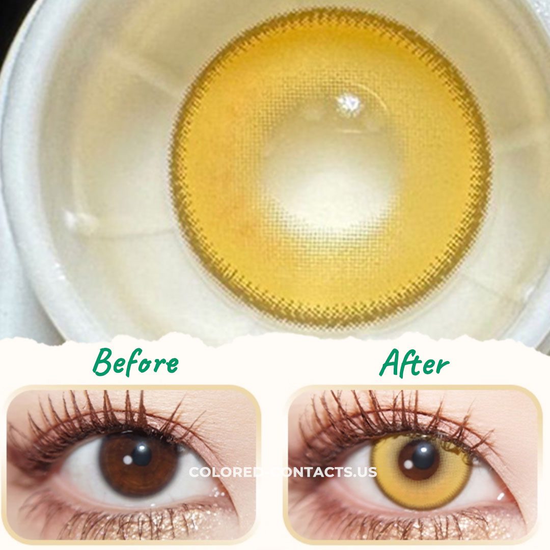 Champagne Shimmer Contact Lenses | 4-Lens Pack