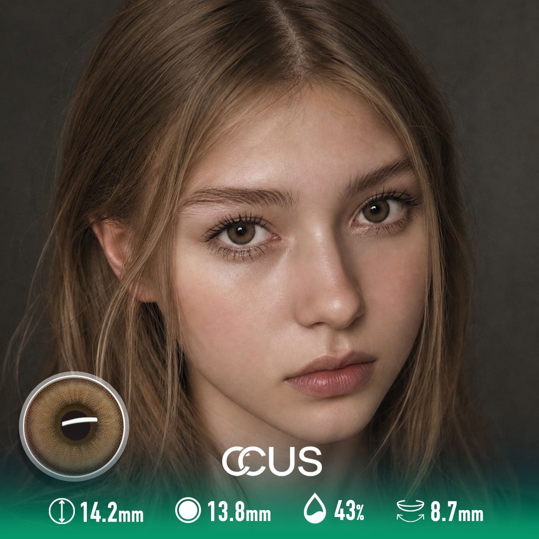 Cocoa Glow Contact Lenses