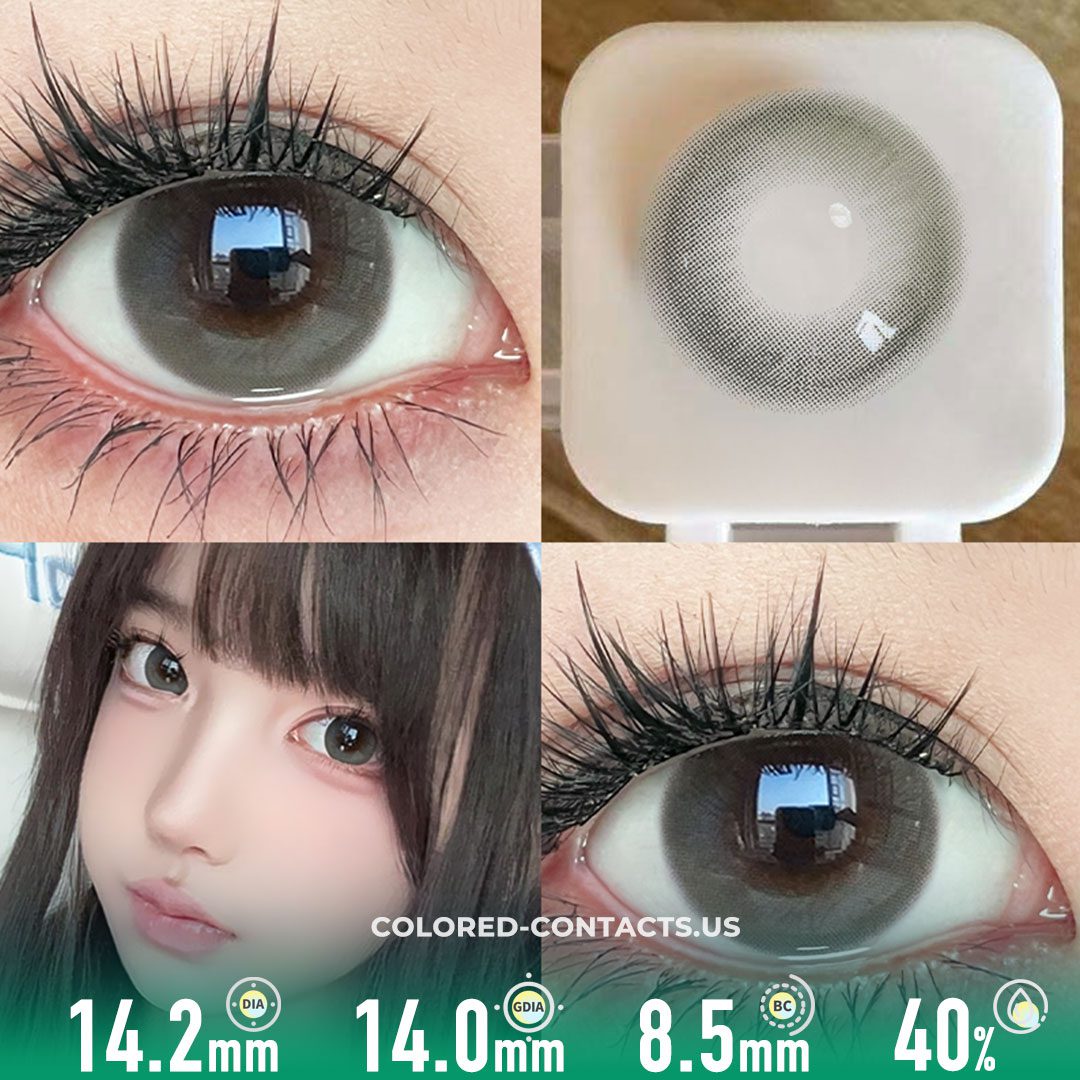 Ethereal Misty Pearl Grey Colored Contacts