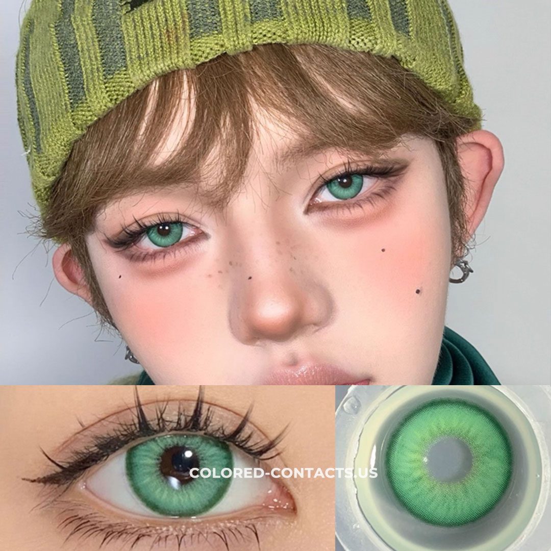 Faithful Spring Green Colored Contacts | 4-Lens Pack