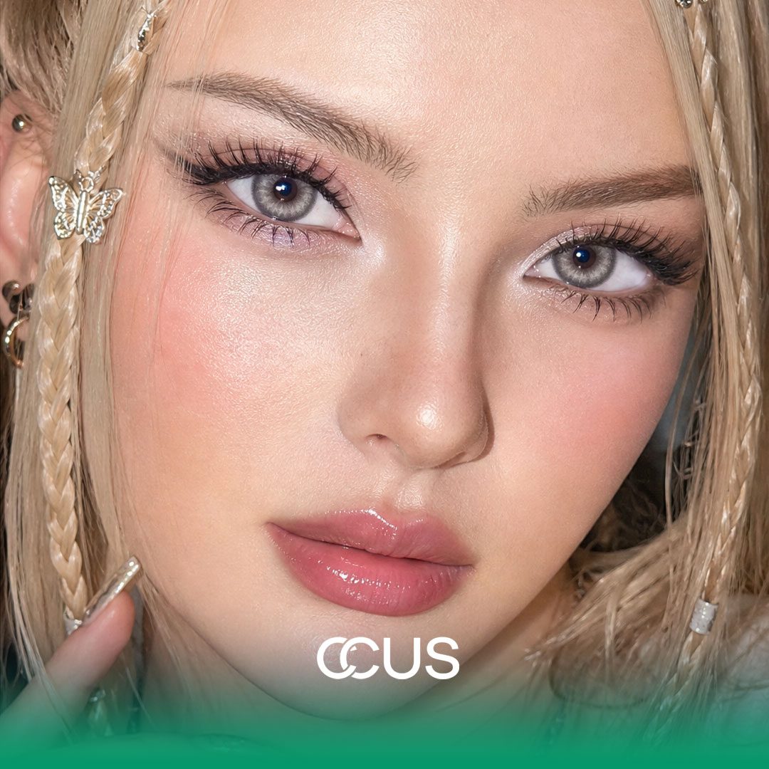 Smoky Silver Contact Lenses