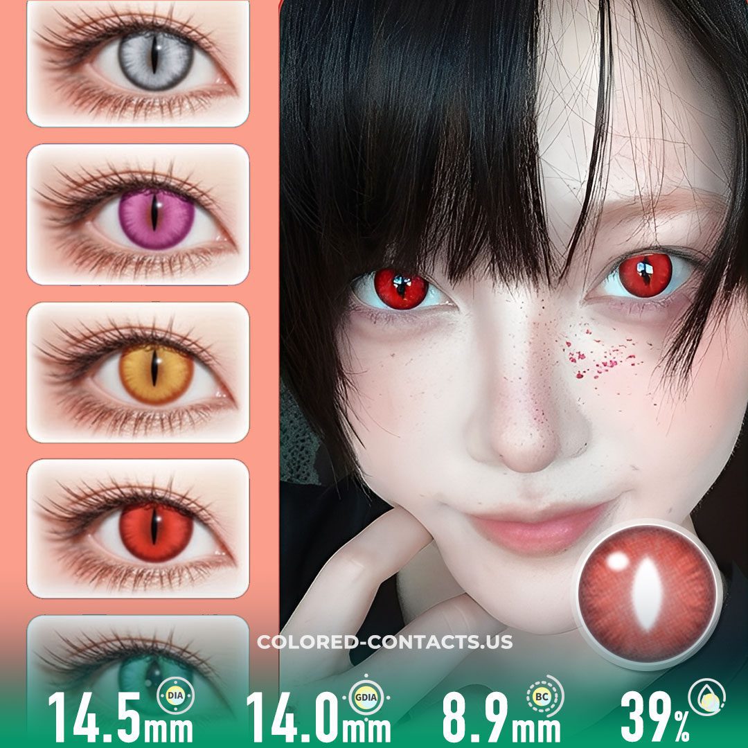 Silver Dragon Storm Contact Lenses