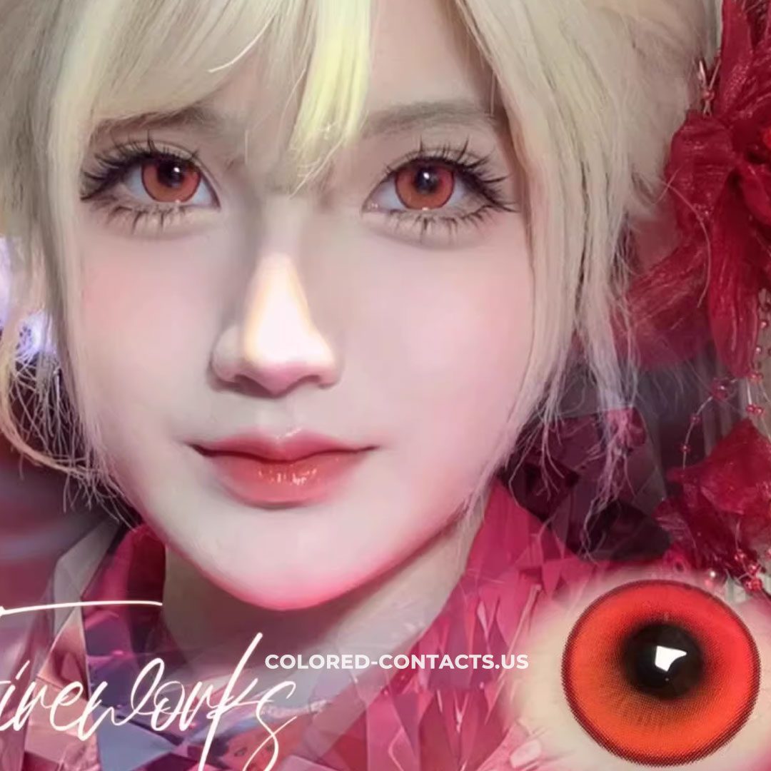 Flame & Fire Contact Lenses | 10-Piece Set - alternate view