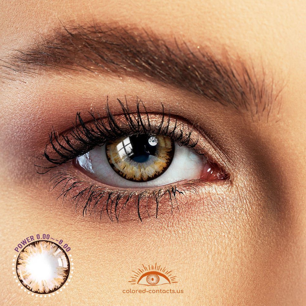 Frozen Love Brown Enlarge Eyes Colored Contacts