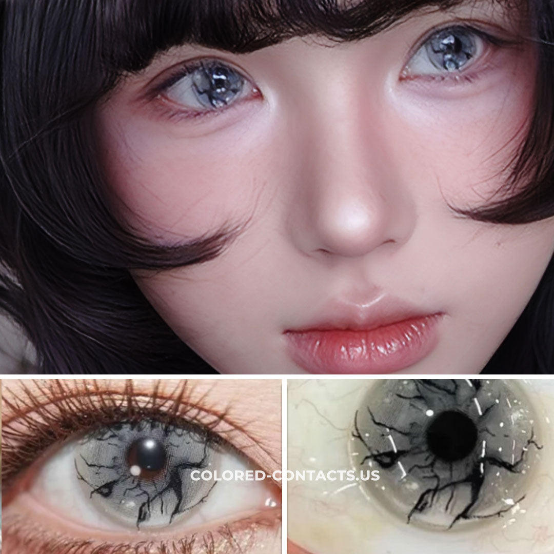LUMEYE X CCU - Genetic Invasion White Crazy Lenses | 4-Lens Pack
