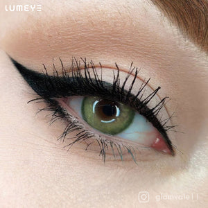 Best COLORED CONTACTS - LUMEYE Glowing Sunset Green Colored Contact Lenses - LUMEYE