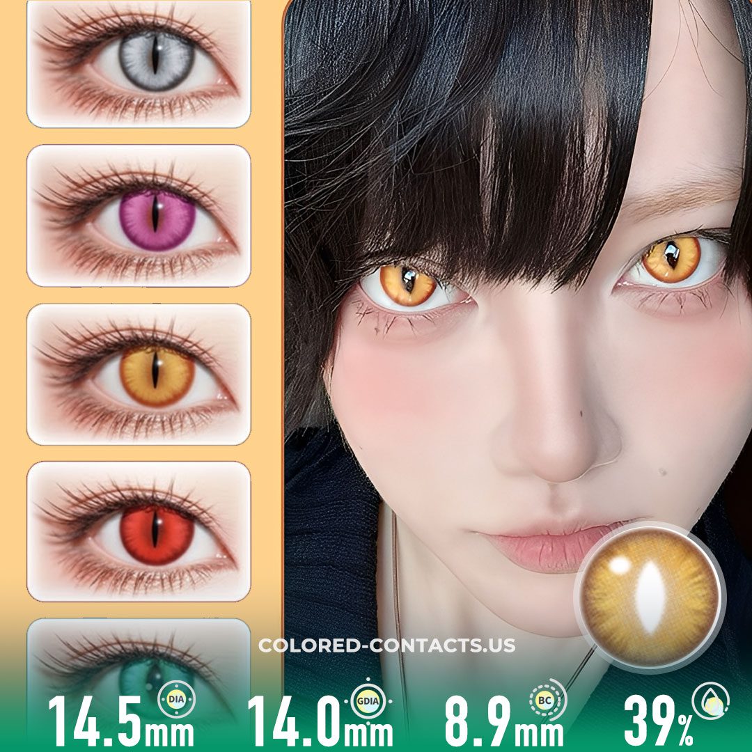Silver Dragon Storm Contact Lenses