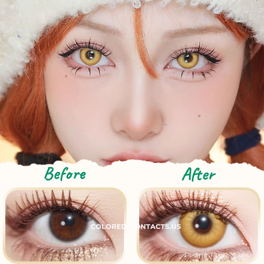 Golden Sunset Glow Contact Lenses | 4-Lens Pack