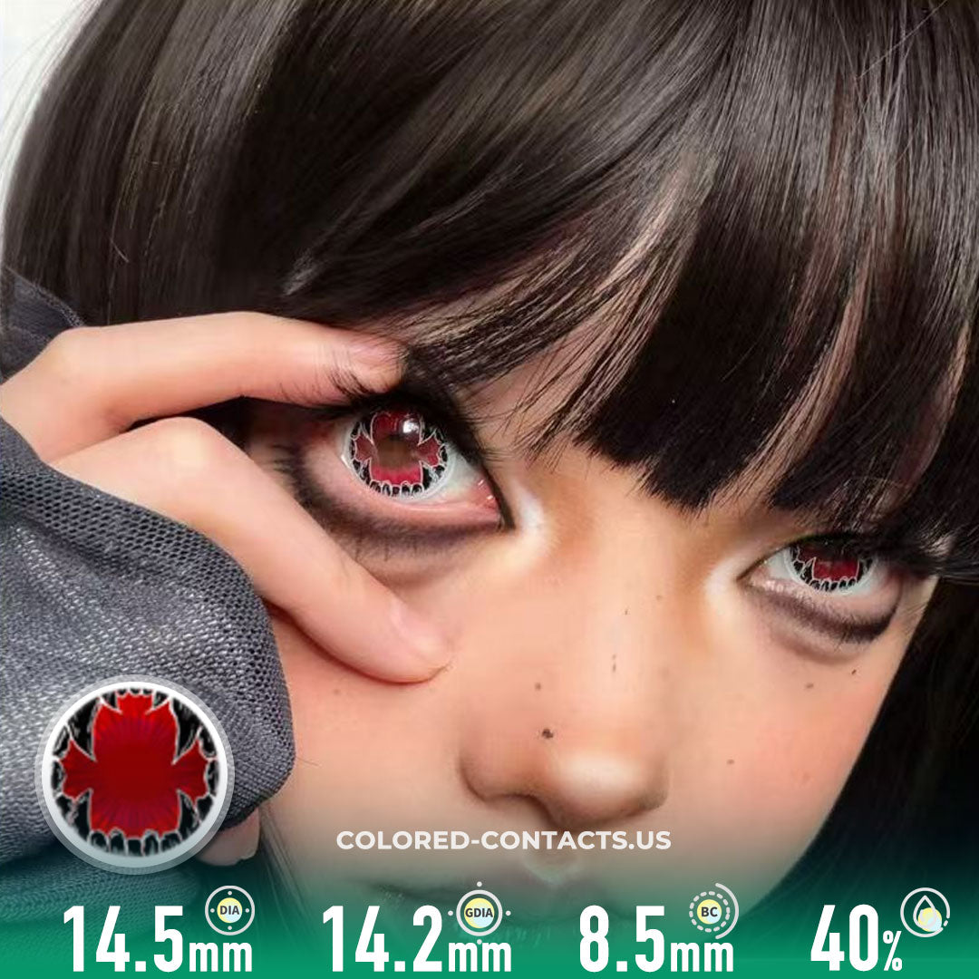 LUMEYE X CCU - Hellhound Red Crazy Lenses | 4-Lens Pack
