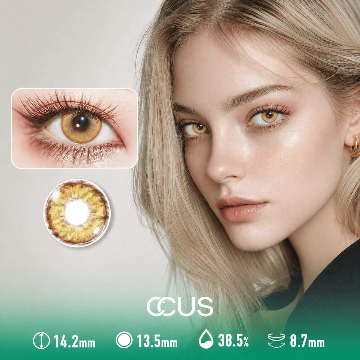Imperial Lantern Burnished Gold Contact Lenses