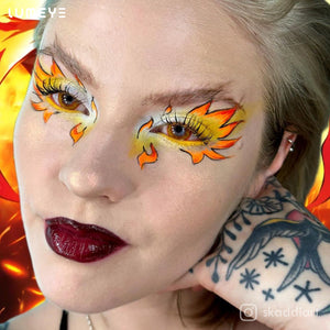 Best COLORED CONTACTS - LUMEYE Iron Man Yellow Colored Contact Lenses - LUMEYE