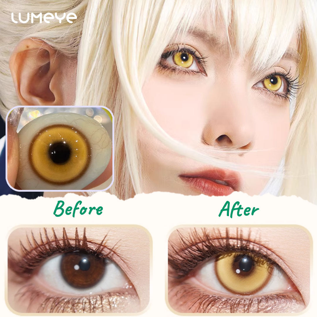 Golden Honey Contact Lenses | 4-Lens Pack