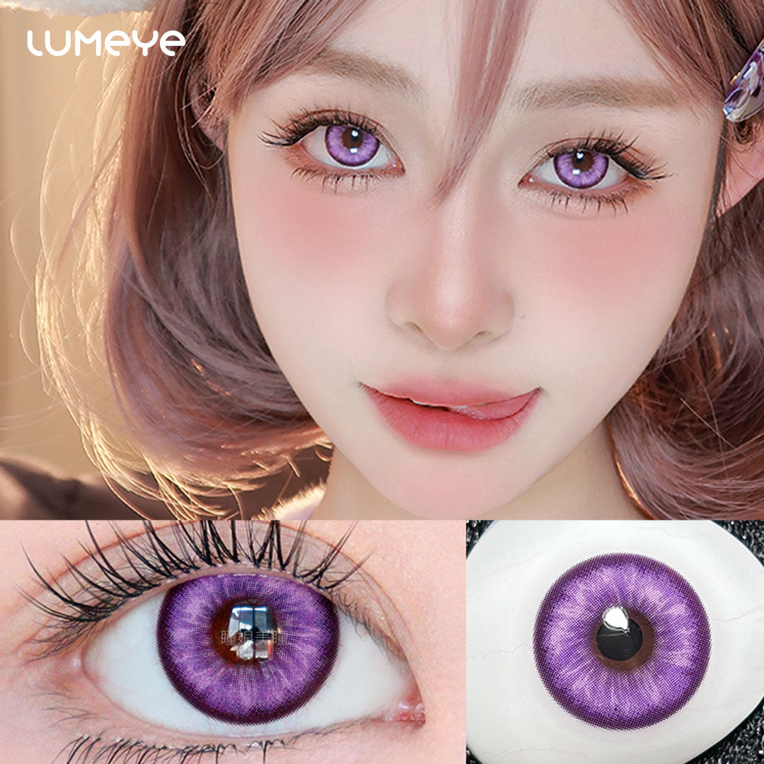 Nebula Purple Contact Lenses - Premium Violet Colored Contacts