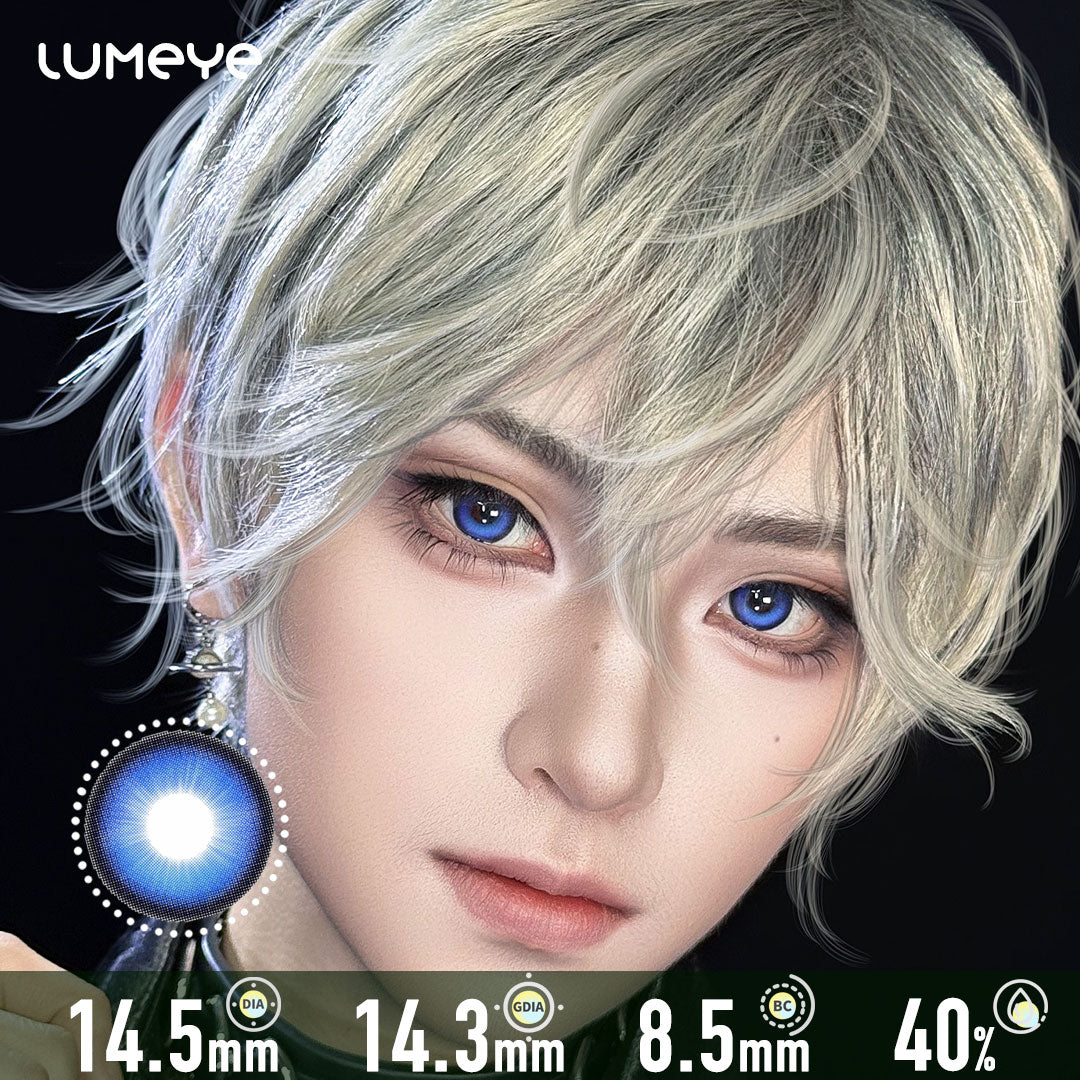 Cyber Punk Blue Contact Lenses