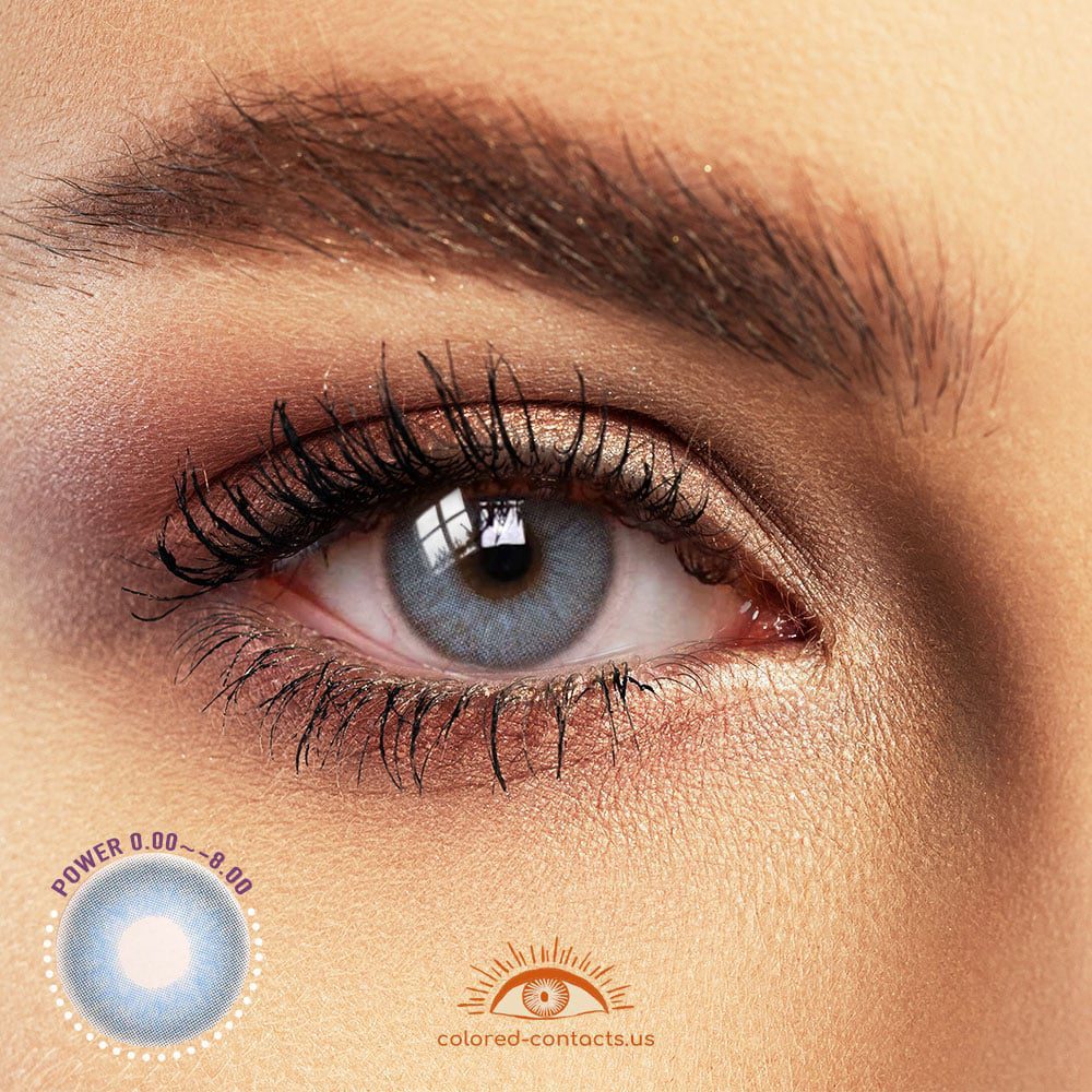 Lavender Blue Colored Contacts