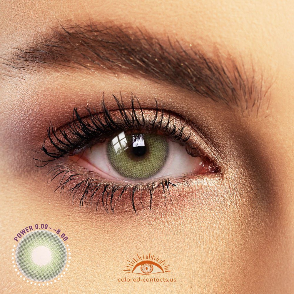 Lavender Green Colored Contacts