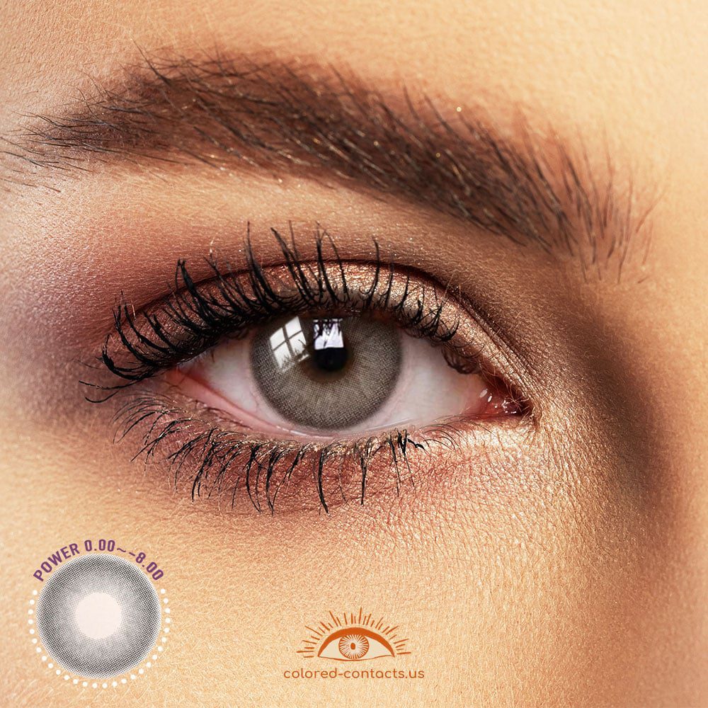 Lavender Grey Colored Contacts