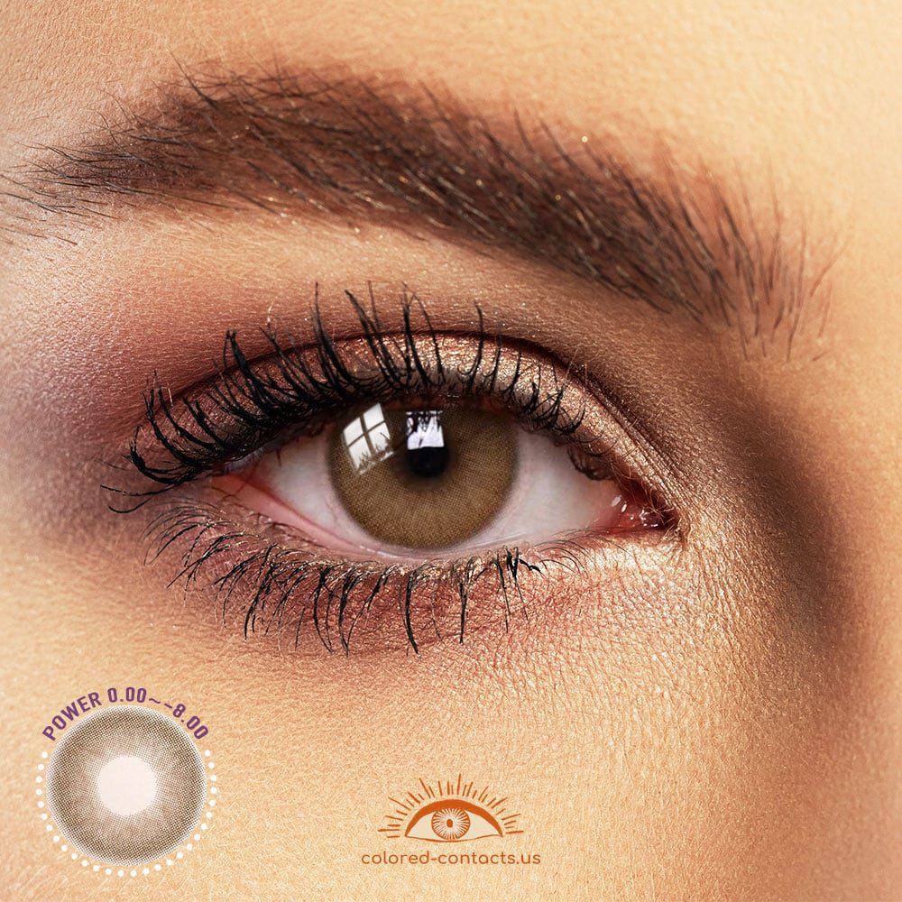 Lavender Hazel Colored Contacts