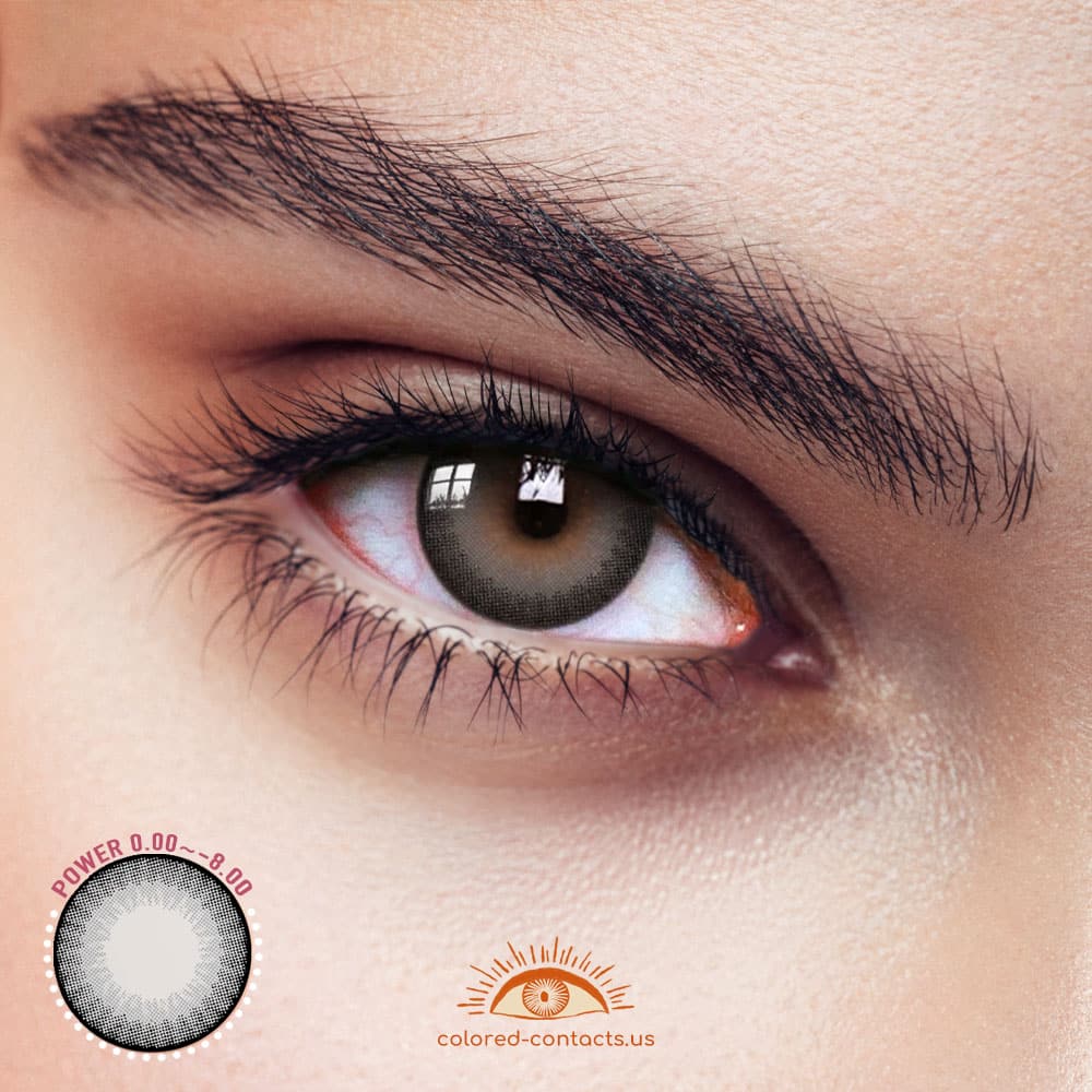 Menigo Grey Colored Contacts