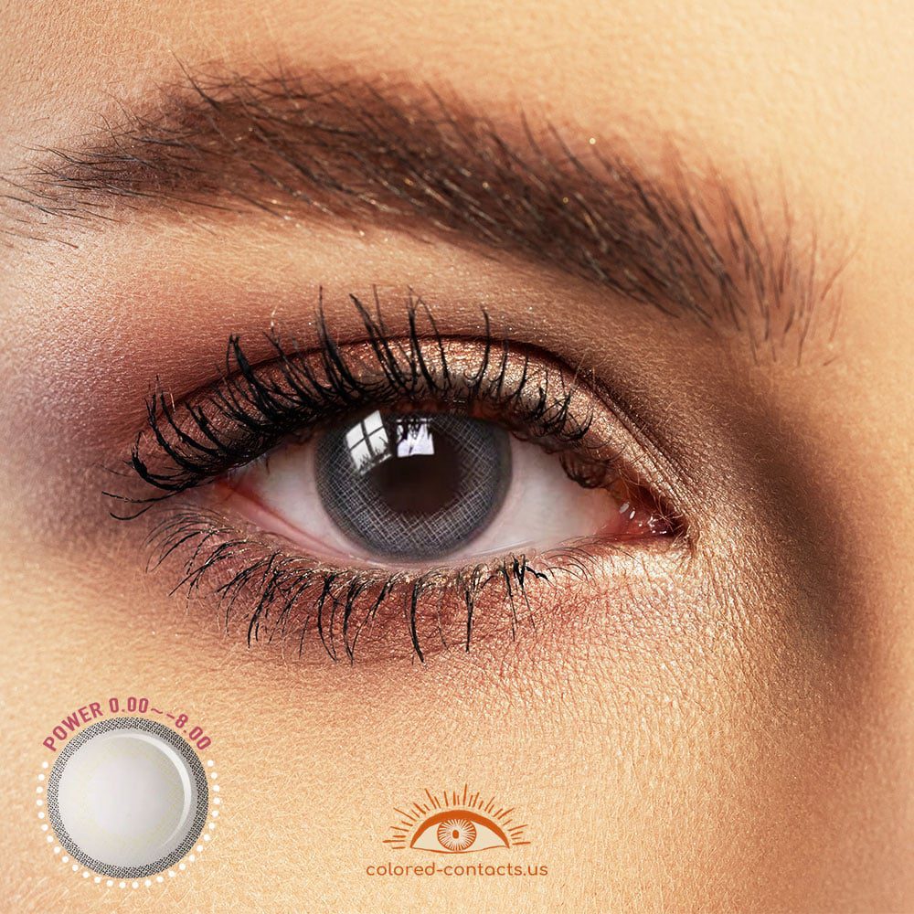 Mercury Grey Colored Contacts
