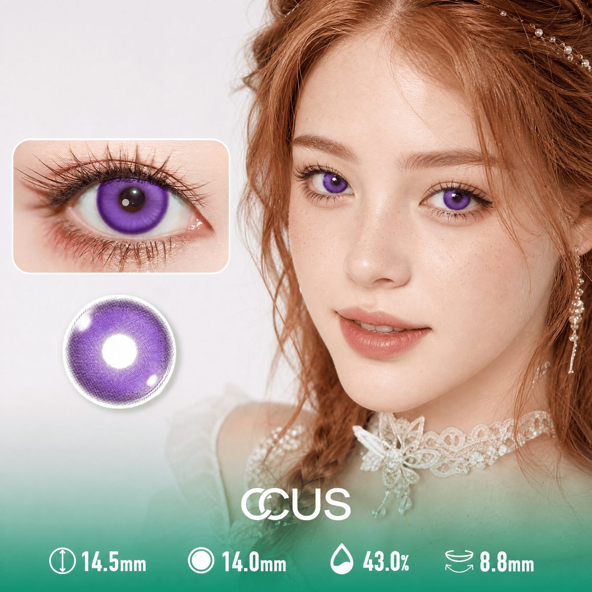Midsummer Foxglove Purple Contact Lenses