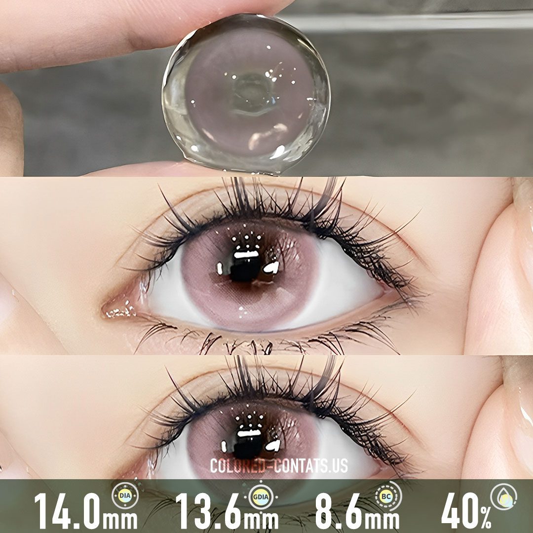 Misty Rose Pink Contact Lenses