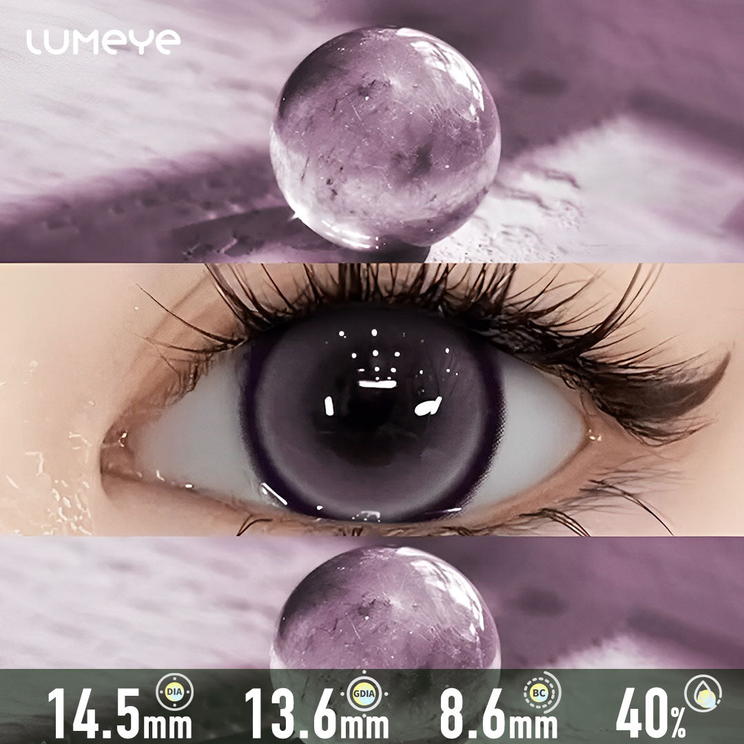 Enchanted Grape Jewel Purple Contact Lenses