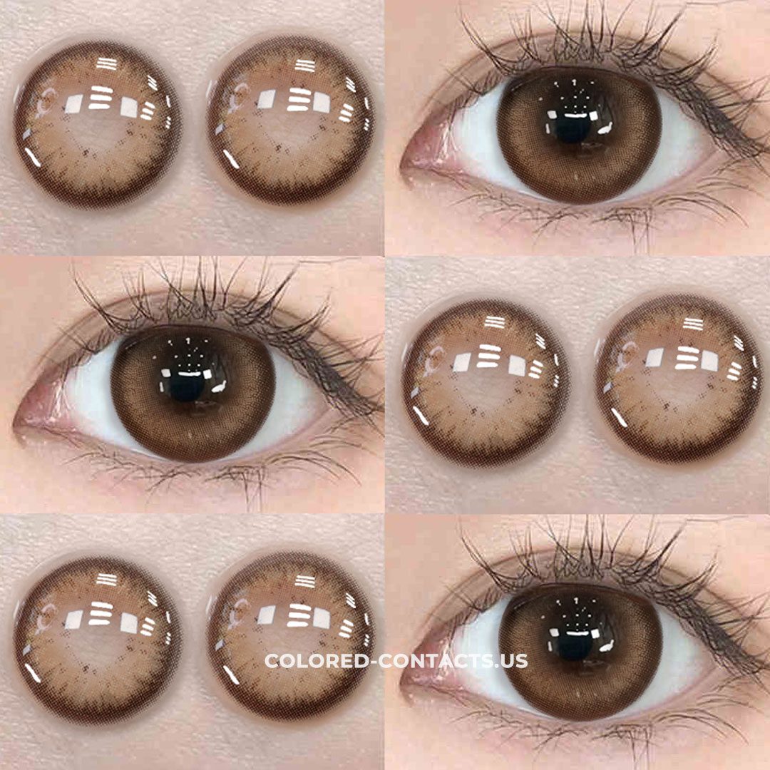 Natural Brown Tinted Contact Lenses