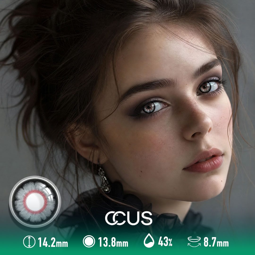 Grey Clover Contact Lenses