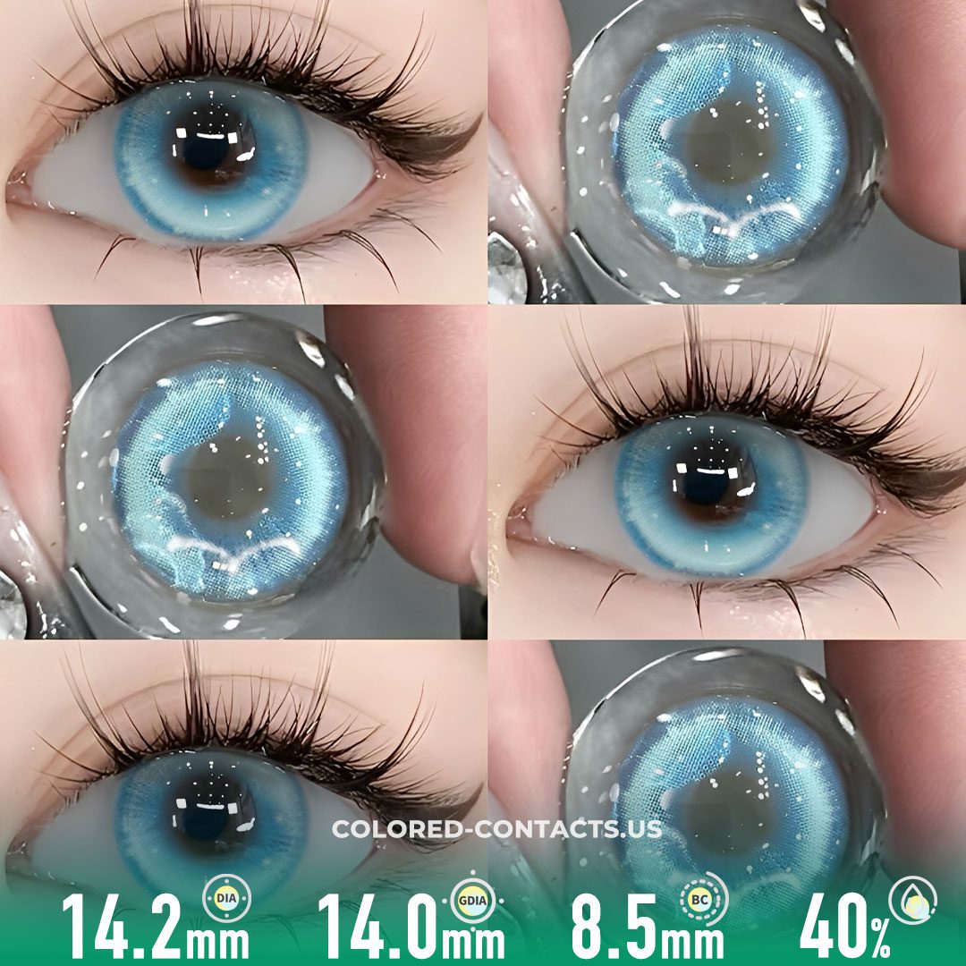Ocean Frost Blue Contact Lenses