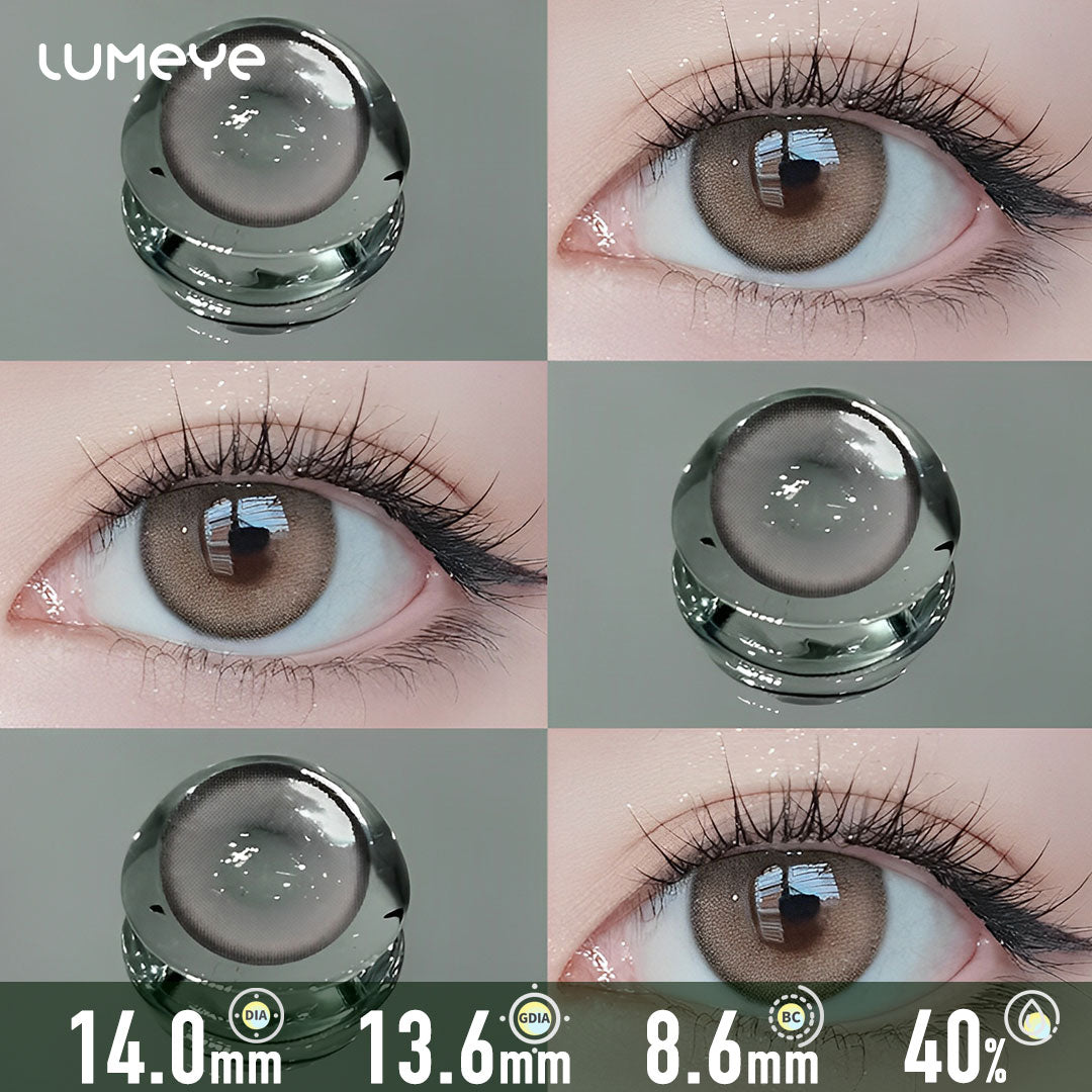 Peach Blossom Crystal Pink Contact Lenses