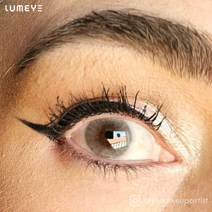 Best COLORED CONTACTS - LUMEYE Polar Lights Gray Colored Contact Lenses - LUMEYE