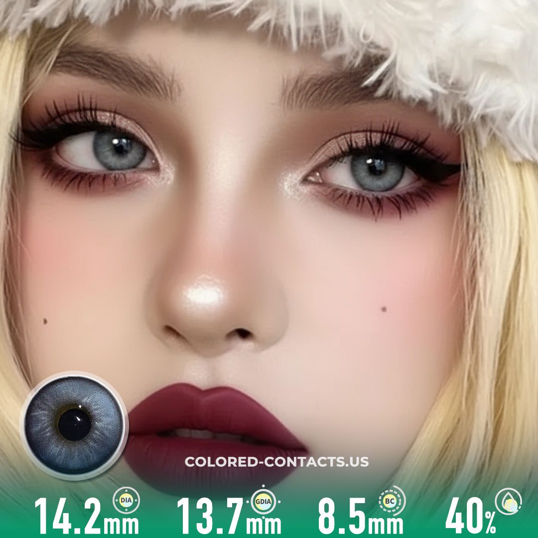 Pony Grey-Blue Colored Contacts