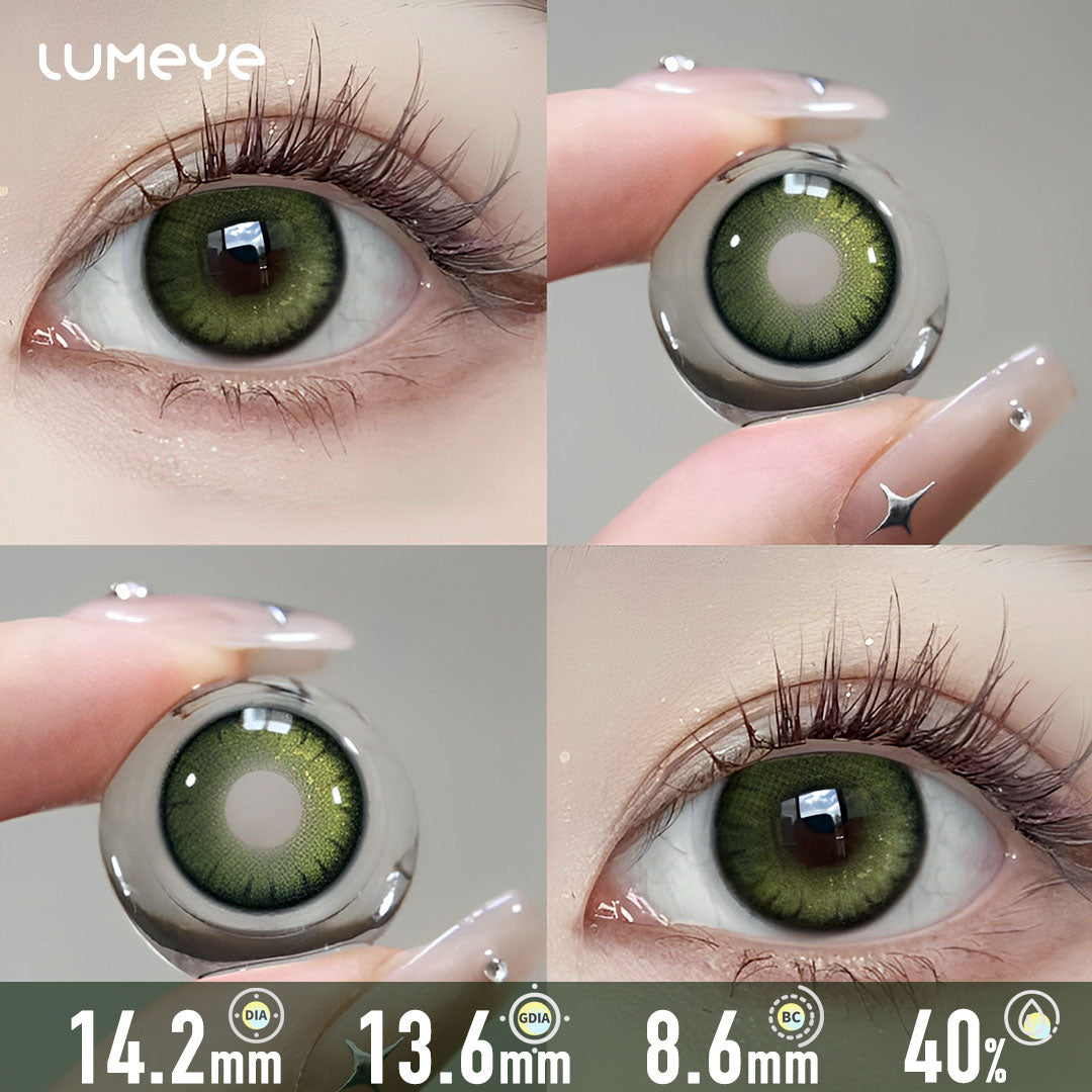 Soho Olive Contact Lenses