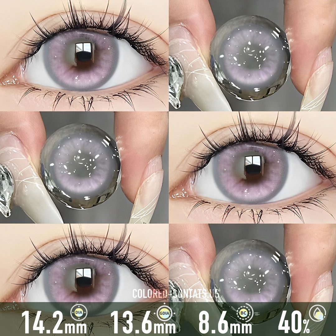 Star Falls Purple Contact Lenses