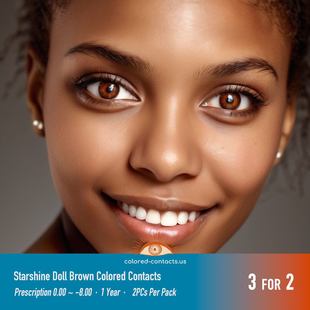Starshine Doll Brown Colored Contacts