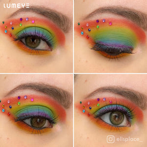 Best COLORED CONTACTS - LUMEYE Sunstone Green Colored Contact Lenses - LUMEYE