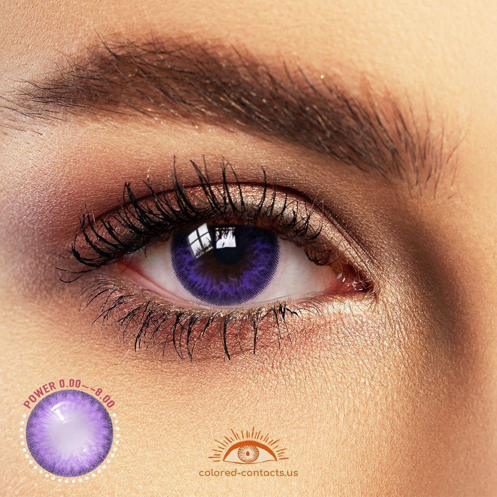Tulip II Purple Colored Contacts