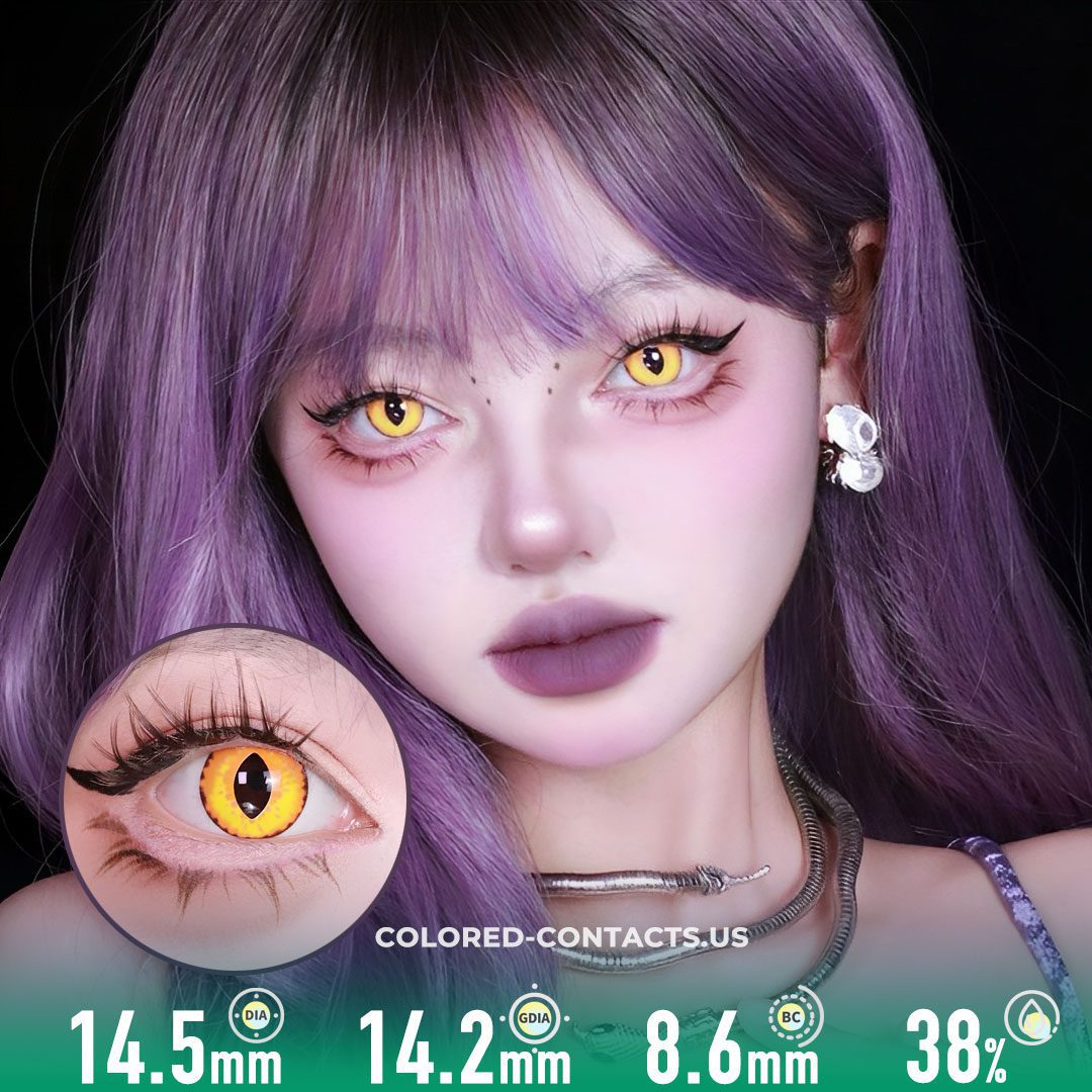 PredatorVision Amber Colored Contact Lenses